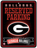Georgia Bulldogs Sign Metal Parking - Rico Industries