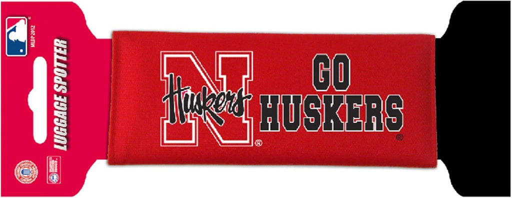 Nebraska Cornhuskers Single Luggage Spotter Script Logo - 1