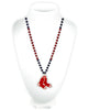 Boston Red Sox Beads with Medallion Mardi Gras Style - Special Order - Rico Industries