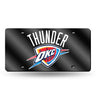 Oklahoma City Thunder License Plate Laser Cut Black - Rico Industries