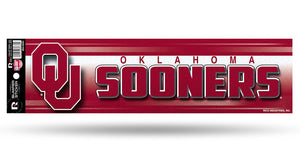 Oklahoma Sooners Decal Bumper Sticker Glitter - Rico Industries