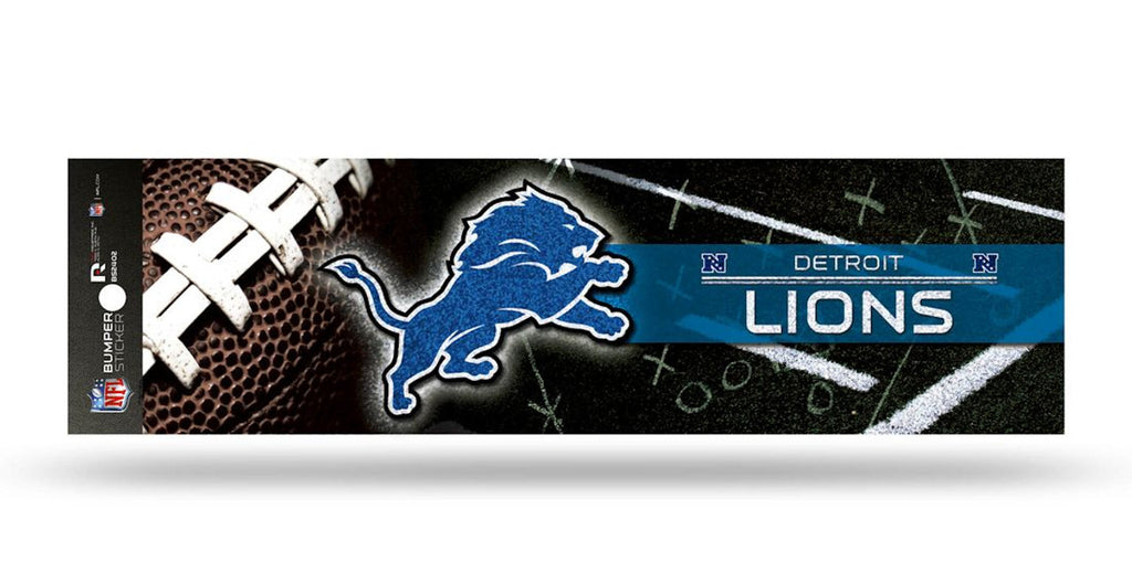 Detroit Lions Decal Bumper Sticker Glitter - Rico Industries