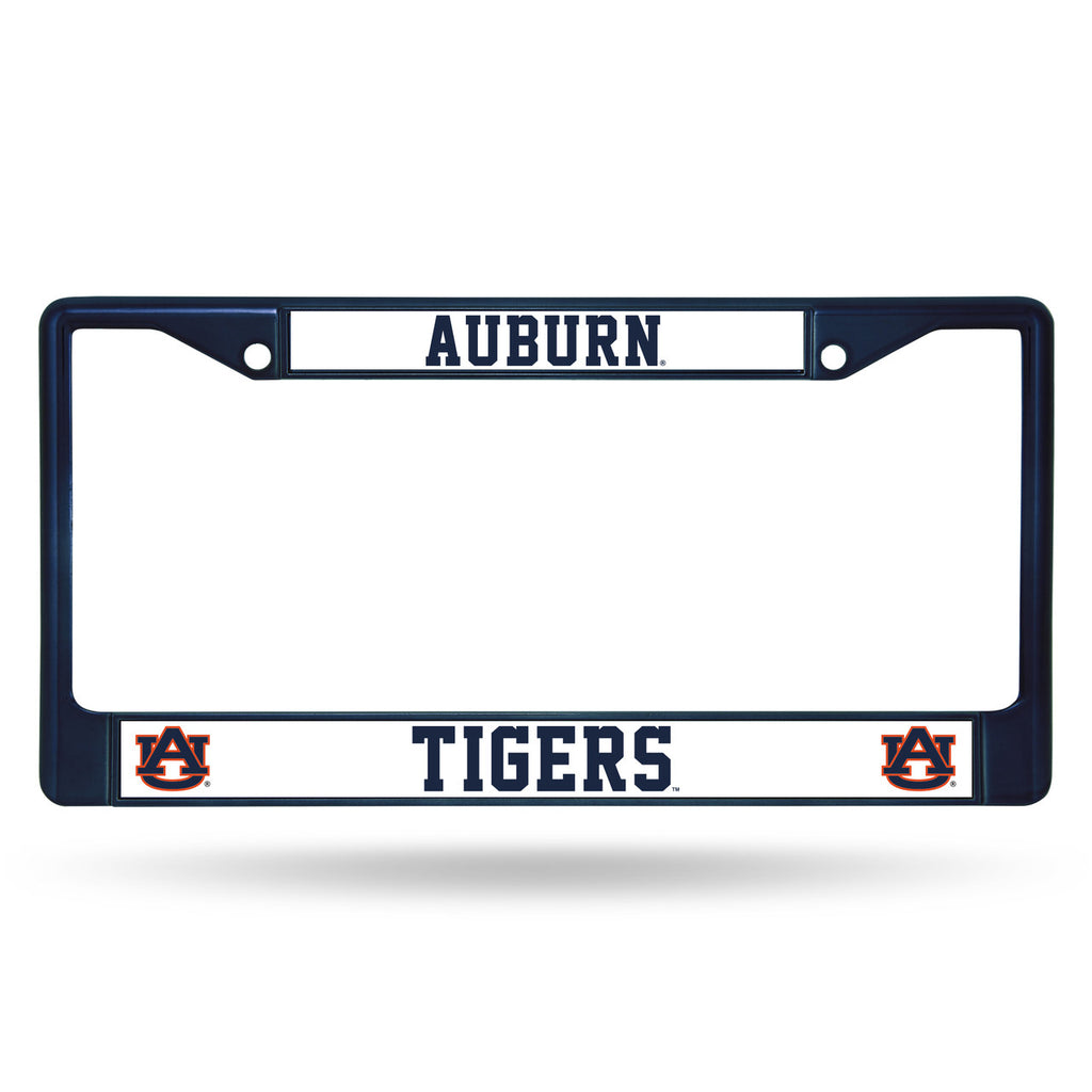 Auburn Tigers License Plate Frame Metal Navy - Special Order - Rico Industries