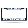 New England Patriots License Plate Frame Metal Navy - Rico Industries