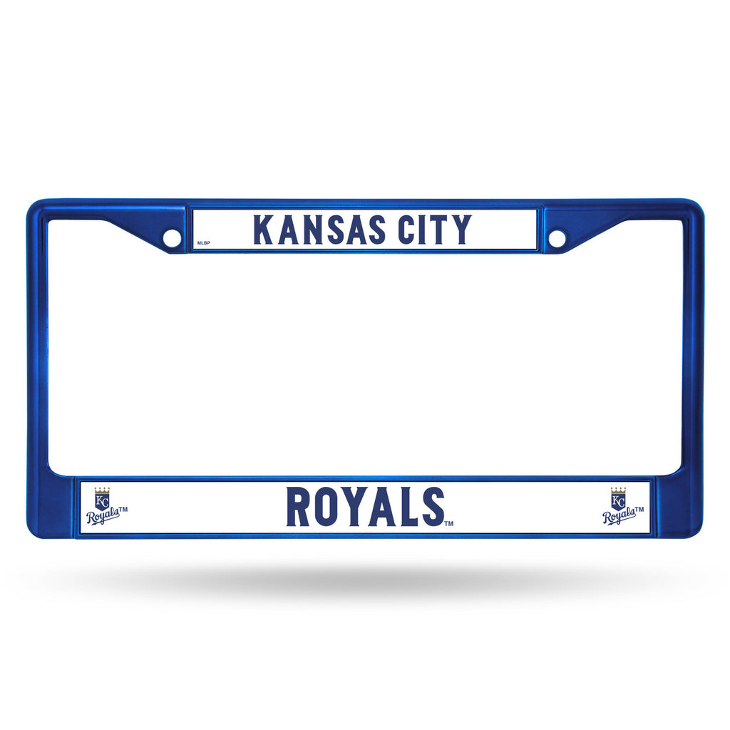 Kansas City Royals License Plate Frame Metal Blue - Rico Industries