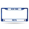 New York Mets License Plate Frame Metal Blue - Rico Industries