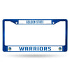 Golden State Warriors License Plate Frame Metal Blue - Rico Industries