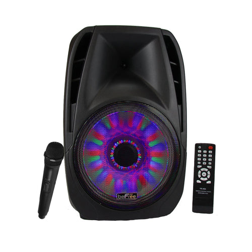 Befree Sound beFree Sound 15 Inch Bluetooth Tailgate Speaker with Sound/Volume Reactive Lights - Factory Reconditioned