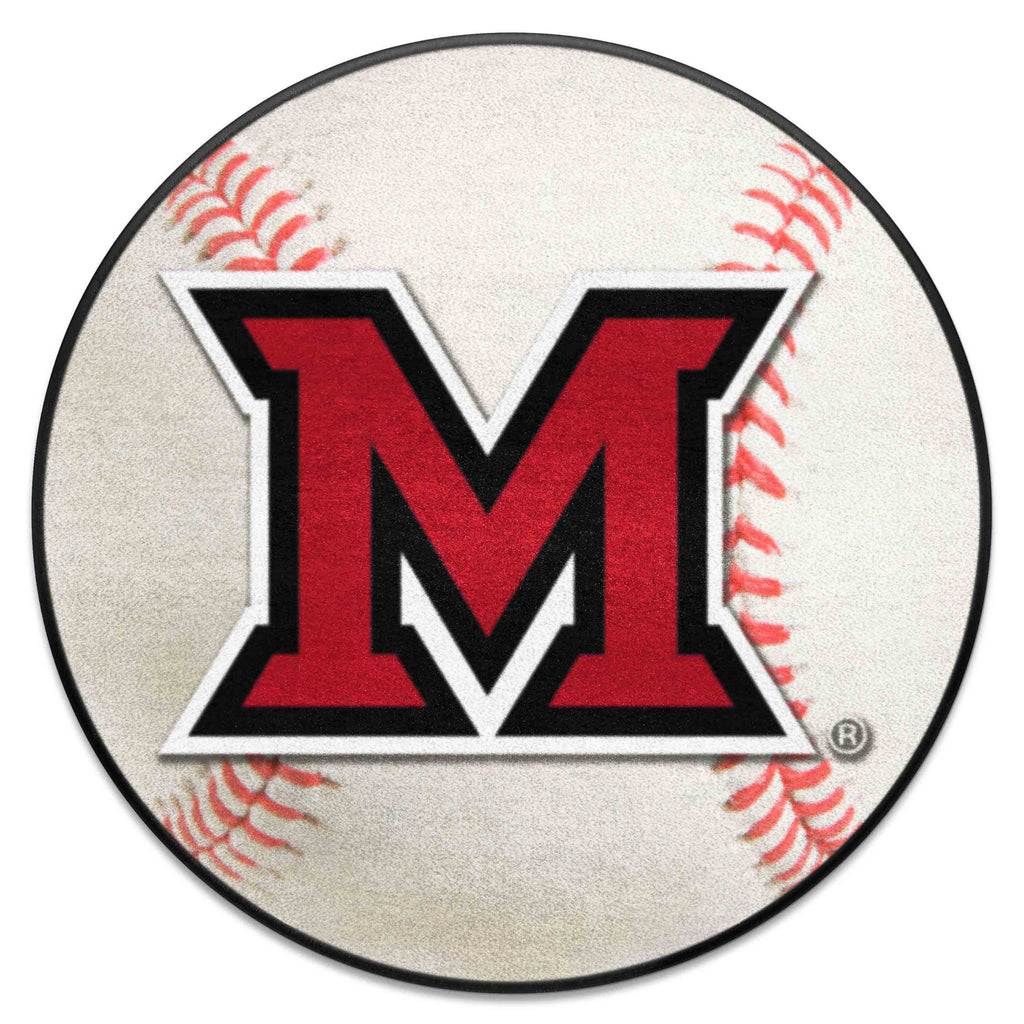 Fanmats - Miami University (OH) Baseball Mat 27'' diameter