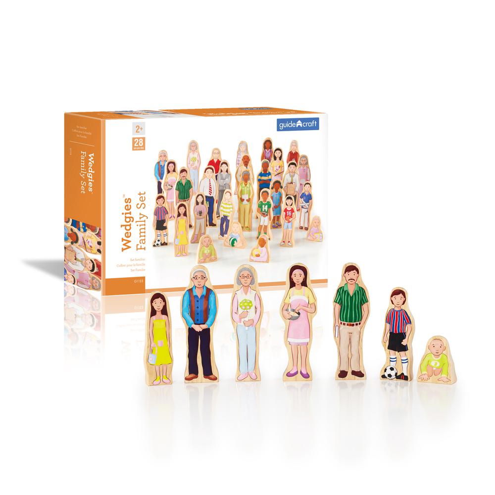 Wedgies Multi-Cultural Family Set - Guidecraft