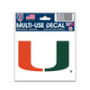 Miami Hurricanes Decal 3x4 Multi Use - WinCraft