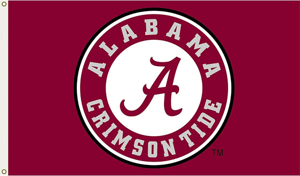 Alabama Crimson Tide Flag 3x5 Circle A Design - BSI Products