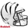 Cincinnati Bengals Helmet Riddell Authentic Full Size Speed Style On-Field Alternate - Riddell