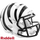 Cincinnati Bengals Helmet Riddell Replica Mini Speed Style On-Field Alternate 2022 Periodic Restock - Riddell