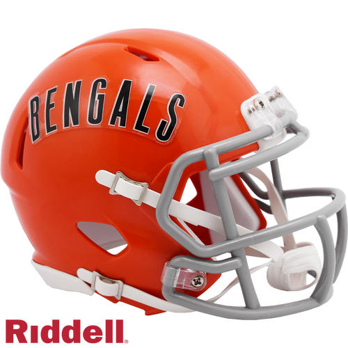 Cincinnati Bengals Helmet Riddell Replica Mini Speed Style 1968-1979 T/B Periodic Restock - Riddell
