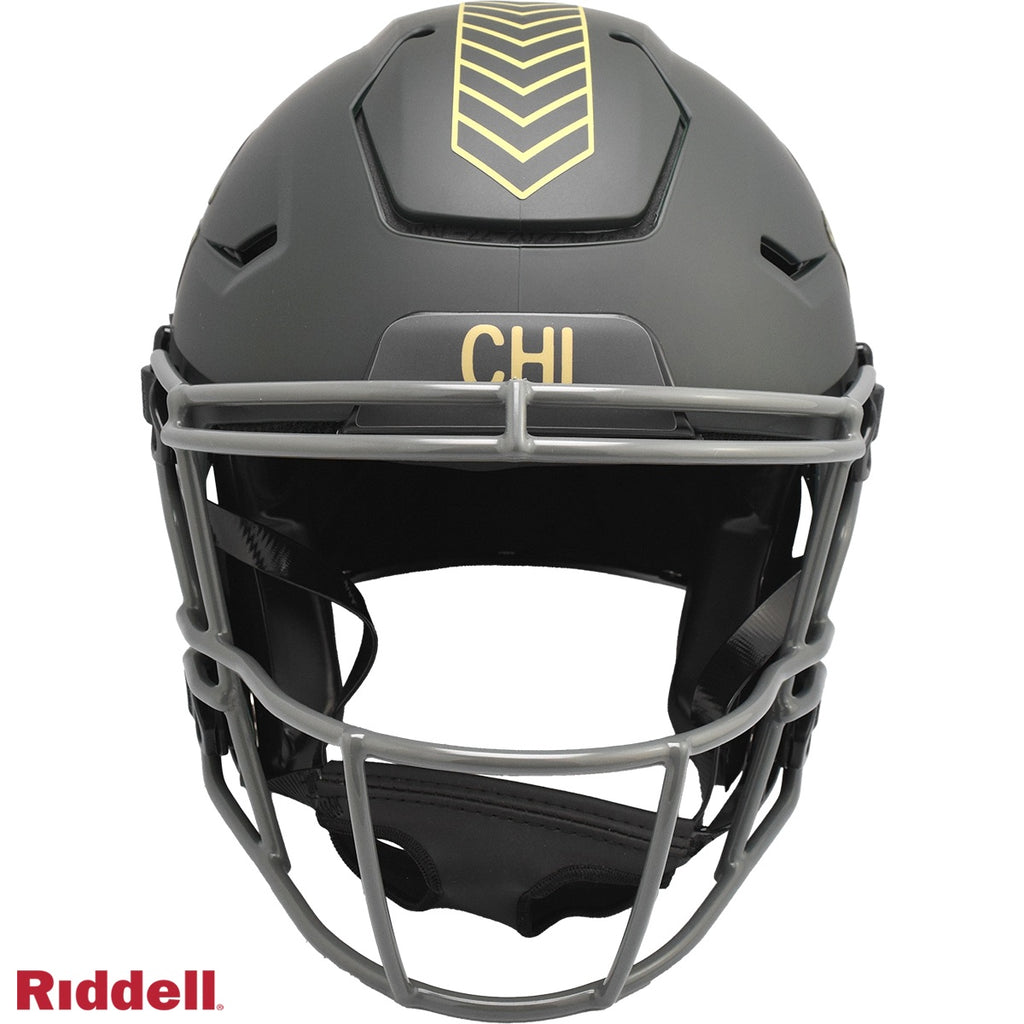 Chicago Bears Helmet Riddell Authentic Full Size SpeedFlex Style Salute To Service 2025 - 11