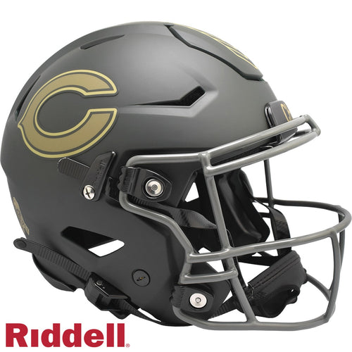 Chicago Bears Helmet Riddell Authentic Full Size SpeedFlex Style Salute To Service 2025 - 11