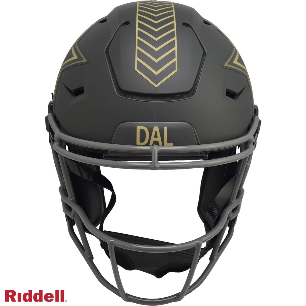 Dallas Cowboys Helmet Riddell Authentic Full Size SpeedFlex Style Salute To Service 2025 - 11