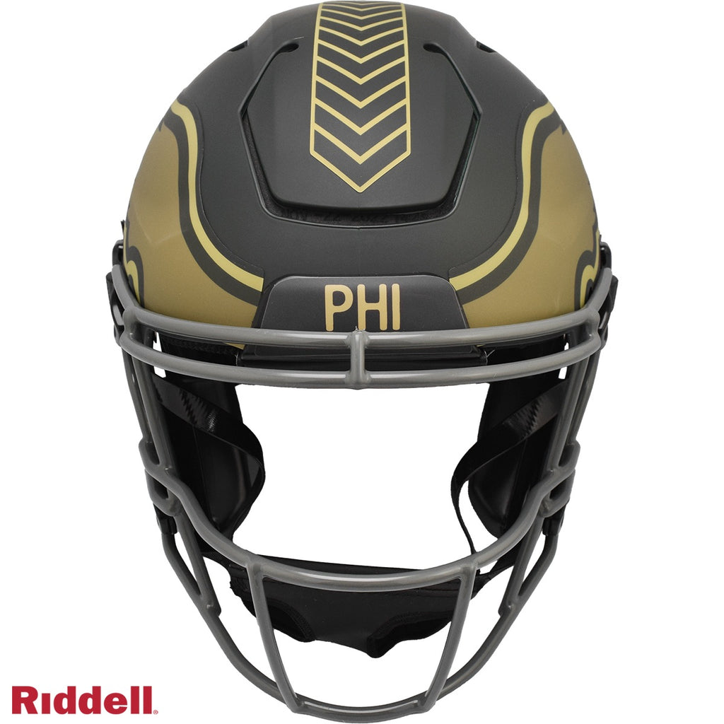 Philadelphia Eagles Helmet Riddell Authentic Full Size SpeedFlex Style Salute To Service 2025 - 11