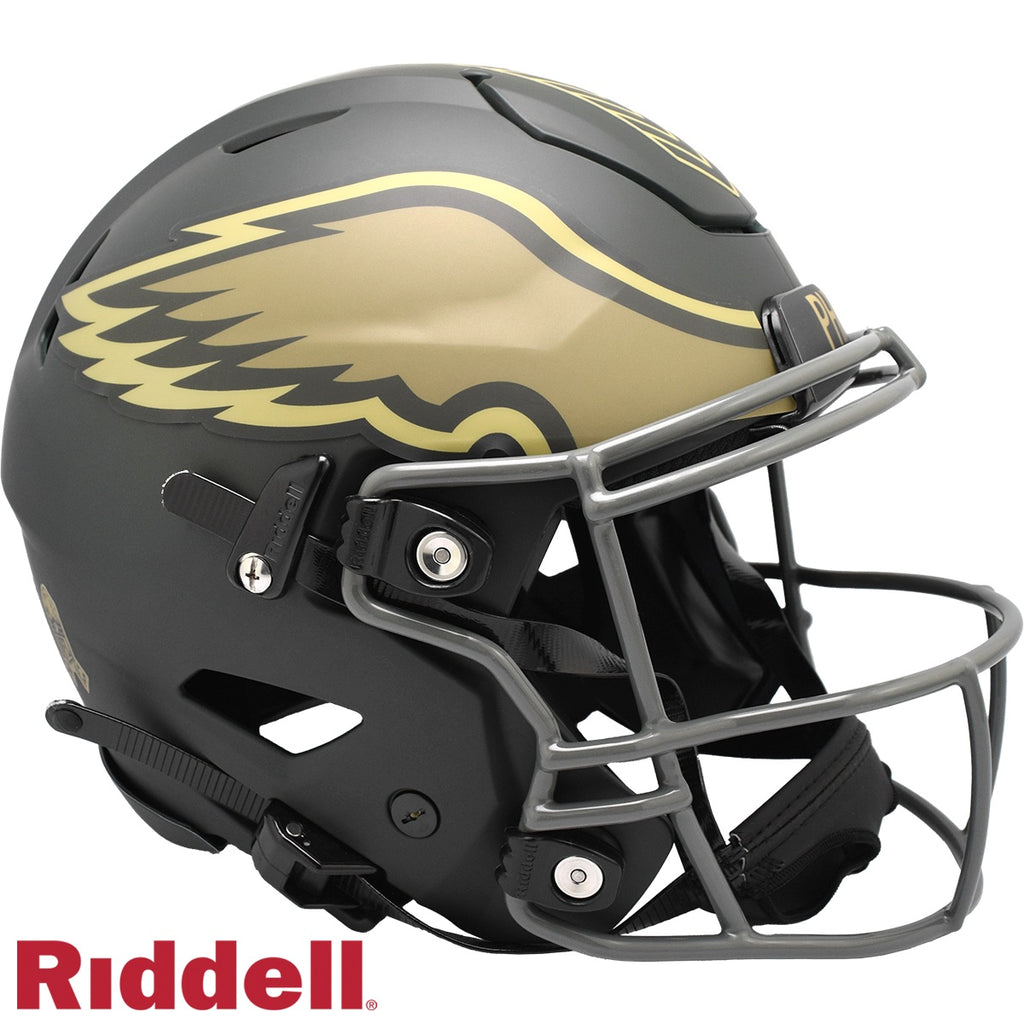 Philadelphia Eagles Helmet Riddell Authentic Full Size SpeedFlex Style Salute To Service 2025 - 11