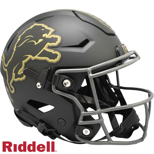 Detroit Lions Helmet Riddell Authentic Full Size SpeedFlex Style Salute To Service 2025 - 11