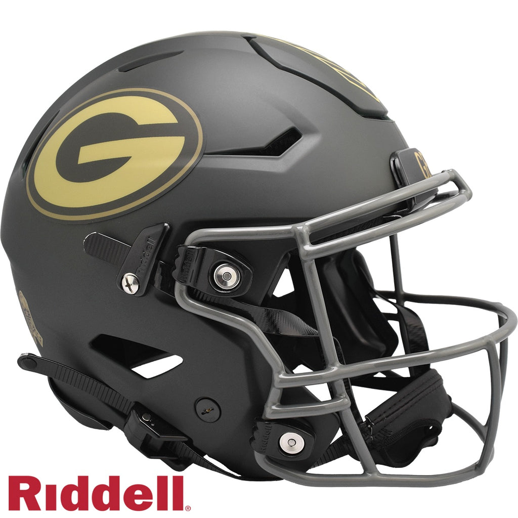 Green Bay Packers Helmet Riddell Authentic Full Size SpeedFlex Style Salute To Service 2025 - 11