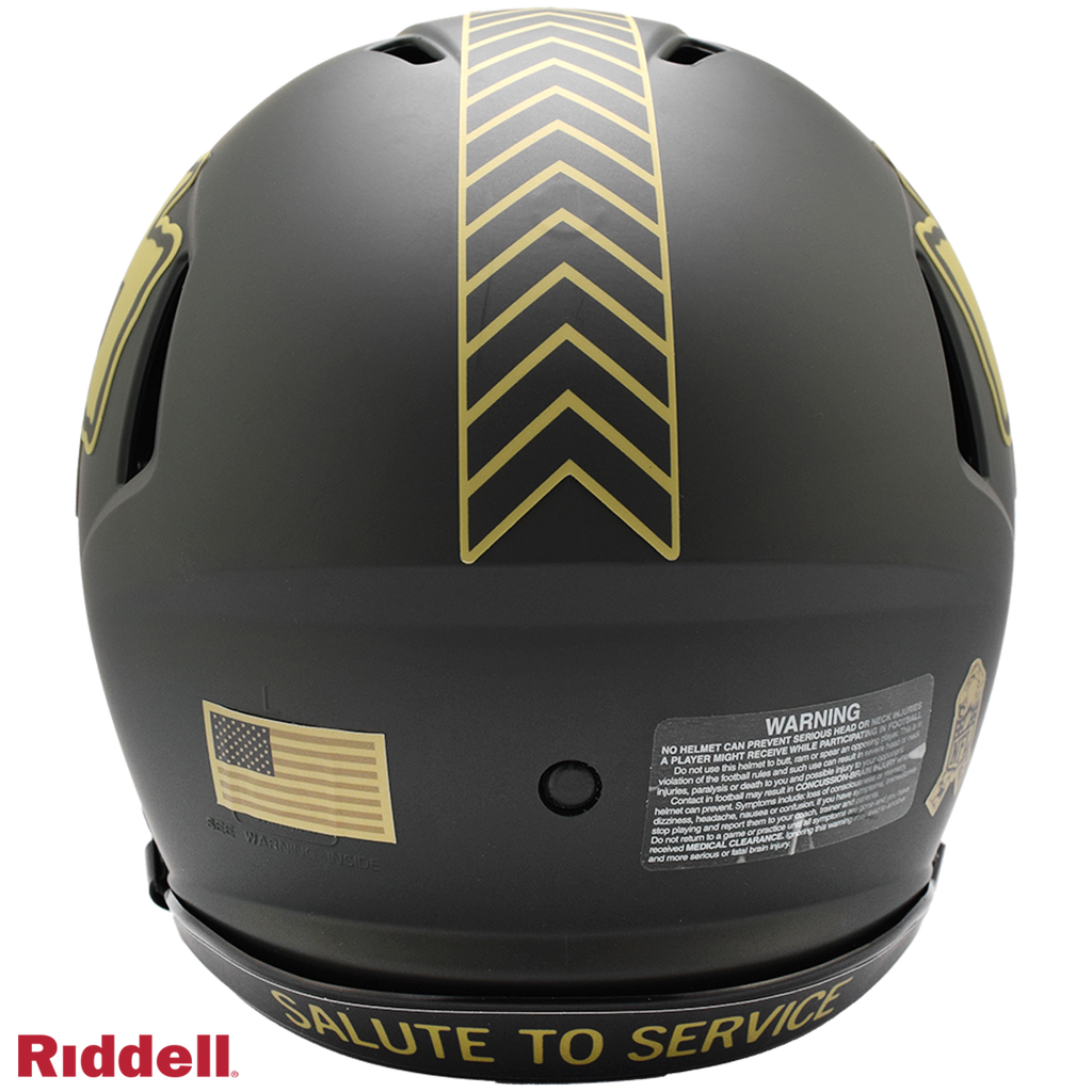 Kansas City Chiefs Helmet Riddell Authentic Full Size Speed Style Salute To Service 2025 - 11