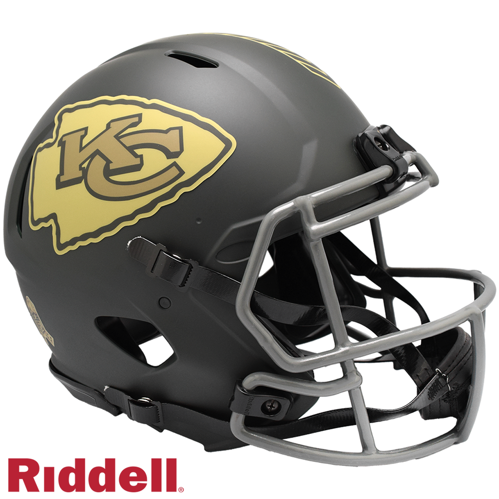 Kansas City Chiefs Helmet Riddell Authentic Full Size Speed Style Salute To Service 2025 - 11