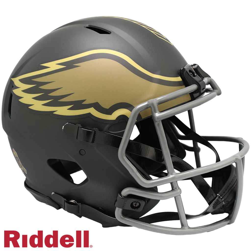 Philadelphia Eagles Helmet Riddell Authentic Full Size Speed Style Salute To Service 2025 - 11
