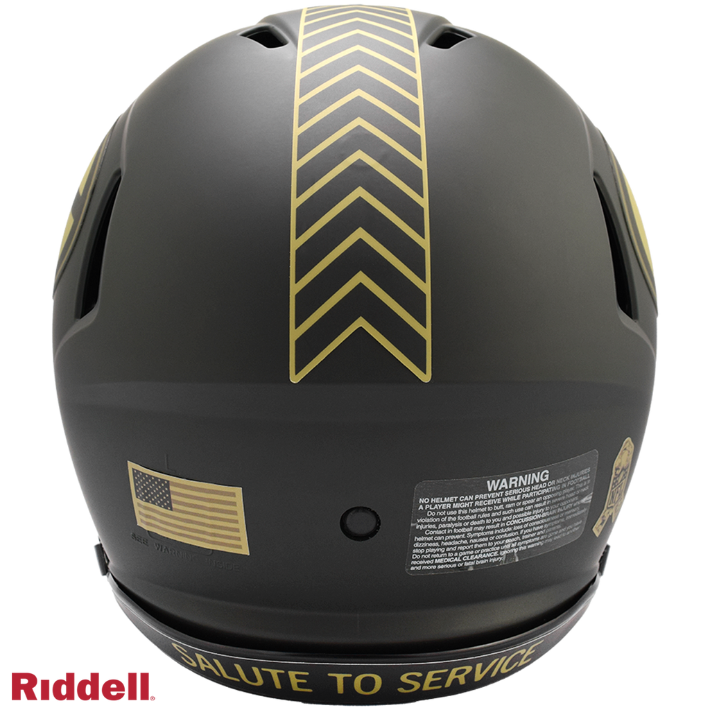 Green Bay Packers Helmet Riddell Authentic Full Size Speed Style Salute To Service 2025 - 11