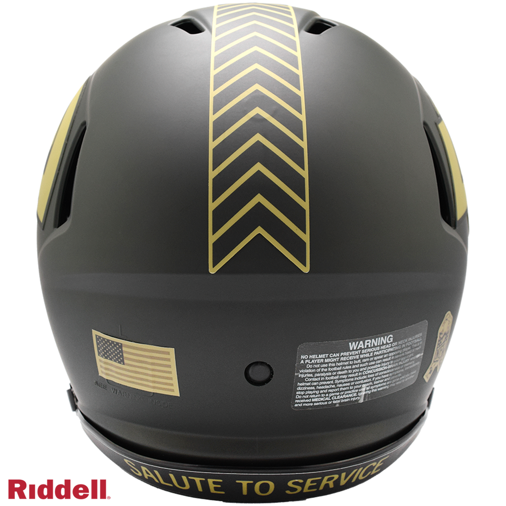 Los Angeles Rams Helmet Riddell Authentic Full Size Speed Style Salute To Service 2025 - 11