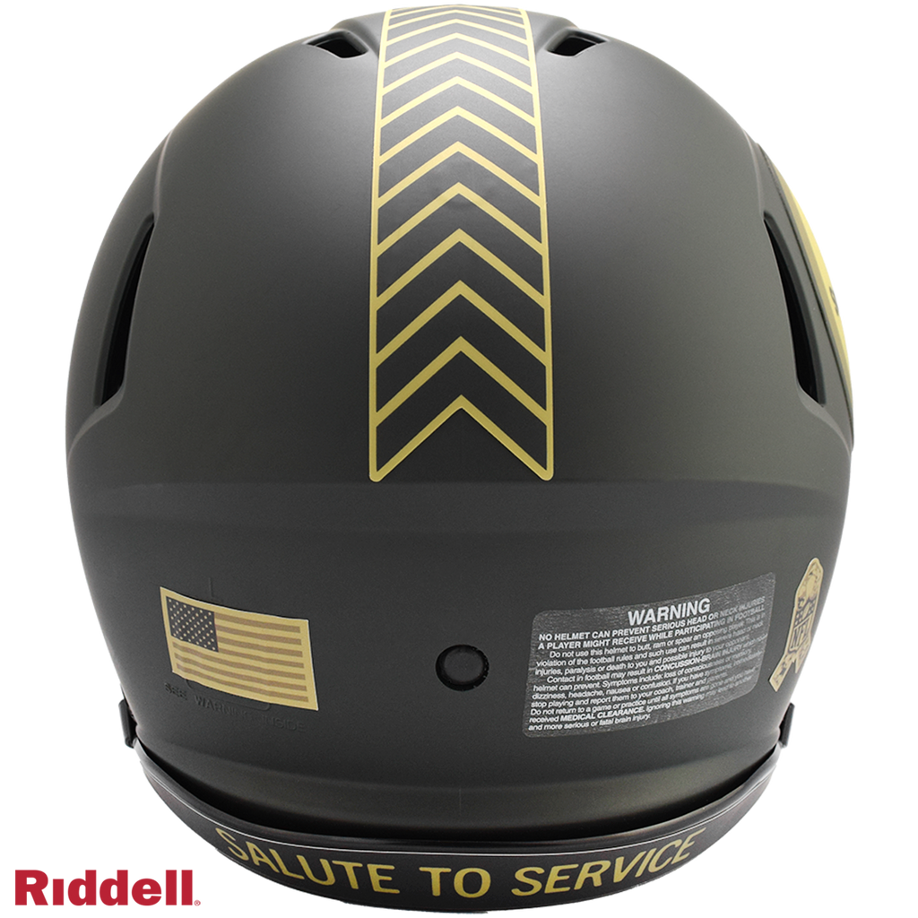 Pittsburgh Steelers Helmet Riddell Authentic Full Size Speed Style Salute To Service 2025 - 11