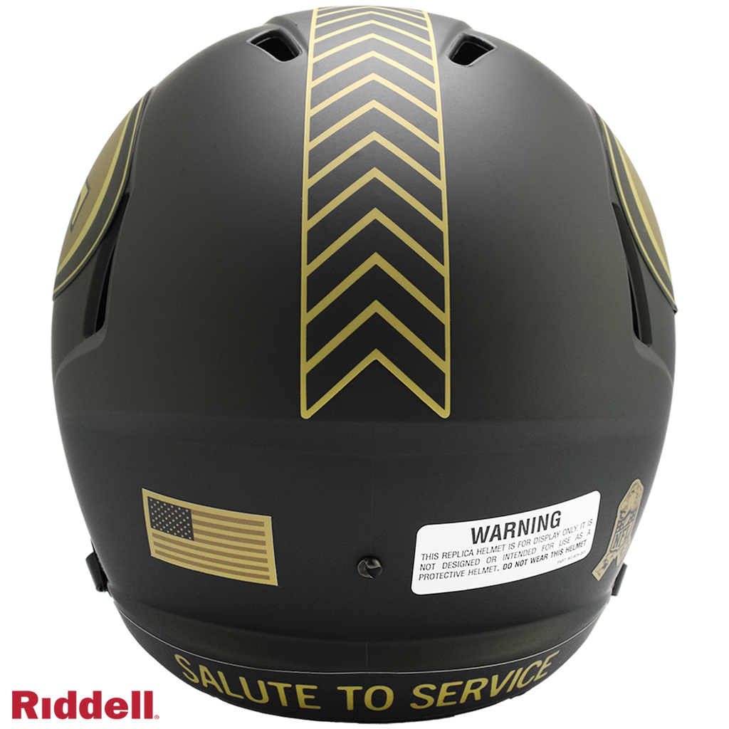 San Francisco 49ers Helmet Riddell Replica Full Size Speed Style Salute To Service 2025 - 11
