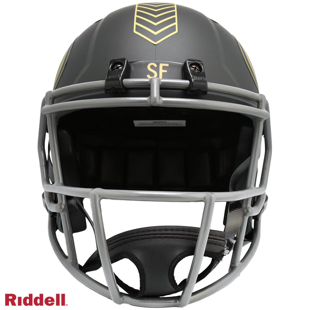 San Francisco 49ers Helmet Riddell Replica Full Size Speed Style Salute To Service 2025 - 11