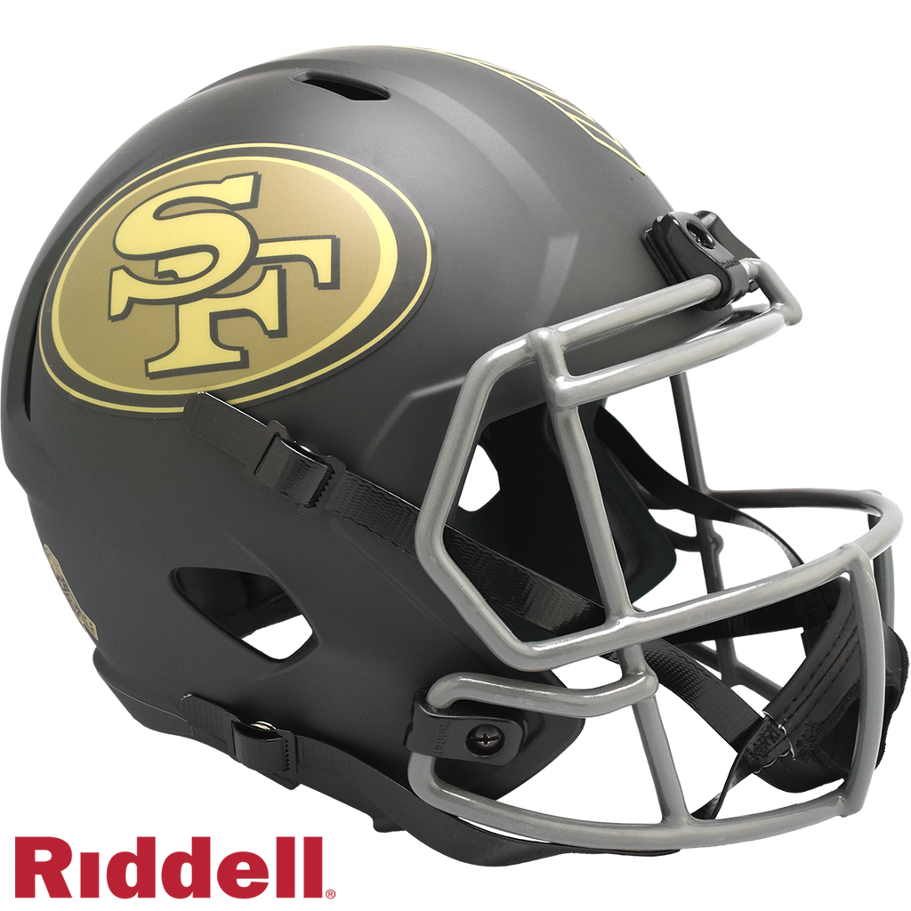 San Francisco 49ers Helmet Riddell Replica Full Size Speed Style Salute To Service 2025 - 11