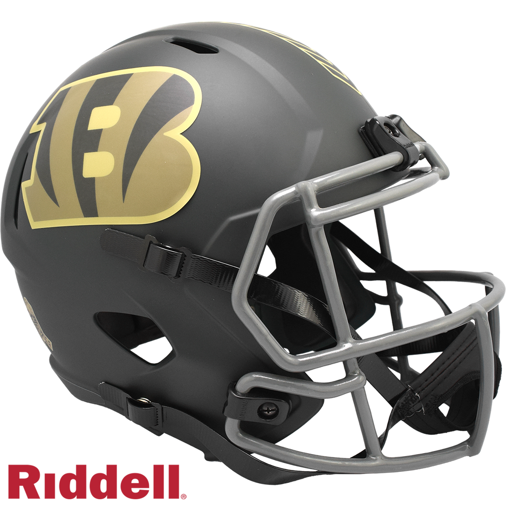 Cincinnati Bengals Helmet Riddell Replica Full Size Speed Style Salute To Service 2025 - 11