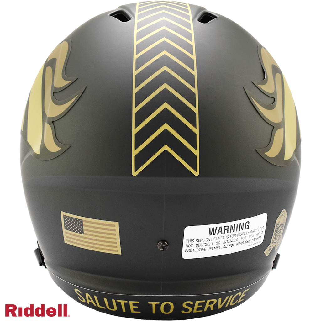 Denver Broncos Helmet Riddell Replica Full Size Speed Style Salute To Service 2025 - 11