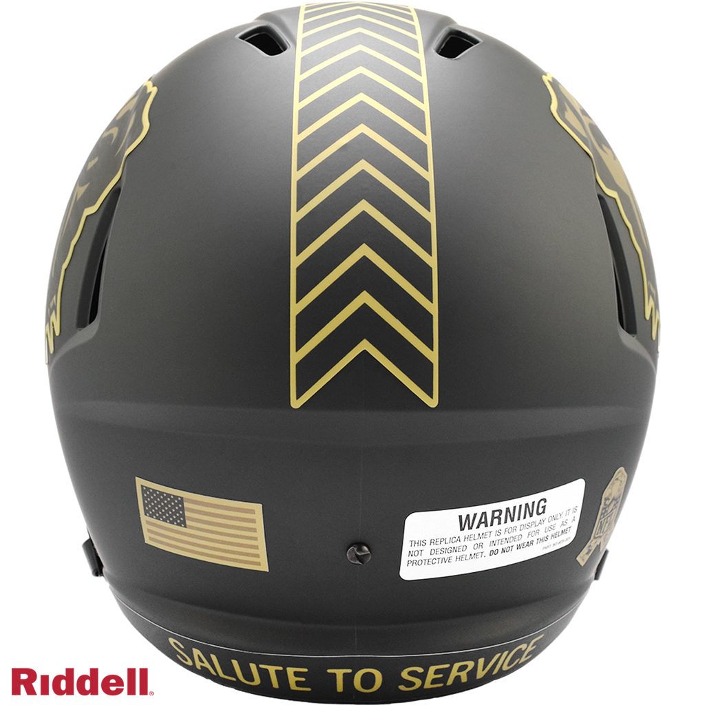 Cleveland Browns Helmet Riddell Replica Full Size Speed Style Salute To Service 2025 - 11