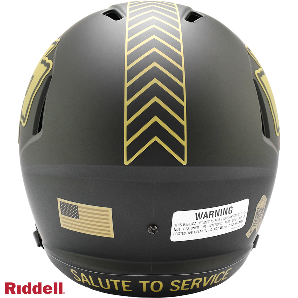 Kansas City Chiefs Helmet Riddell Replica Full Size Speed Style Salute To Service 2025 - 11