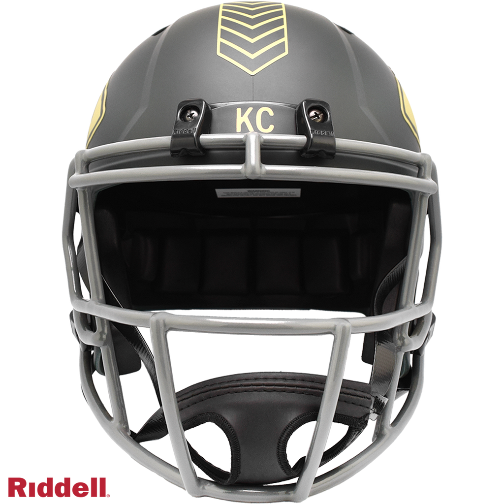 Kansas City Chiefs Helmet Riddell Replica Full Size Speed Style Salute To Service 2025 - 11