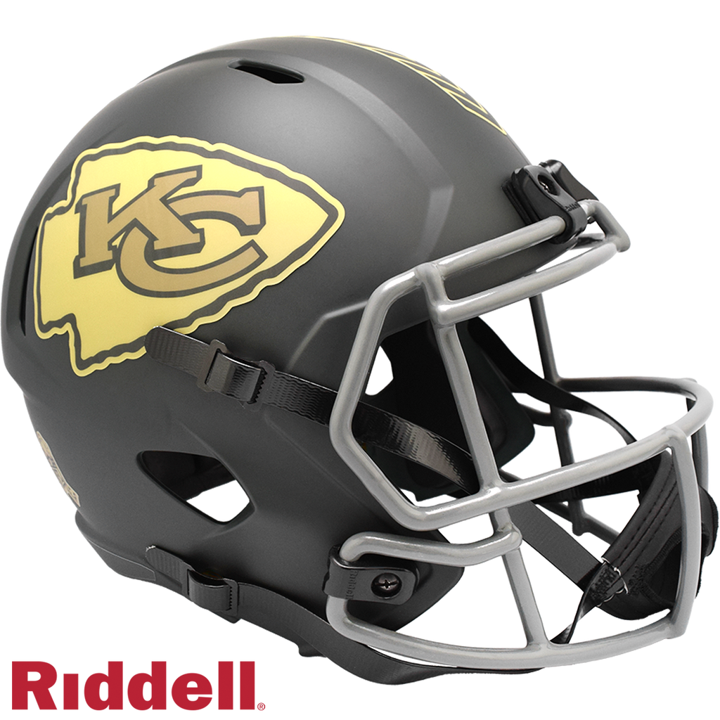 Kansas City Chiefs Helmet Riddell Replica Full Size Speed Style Salute To Service 2025 - 11