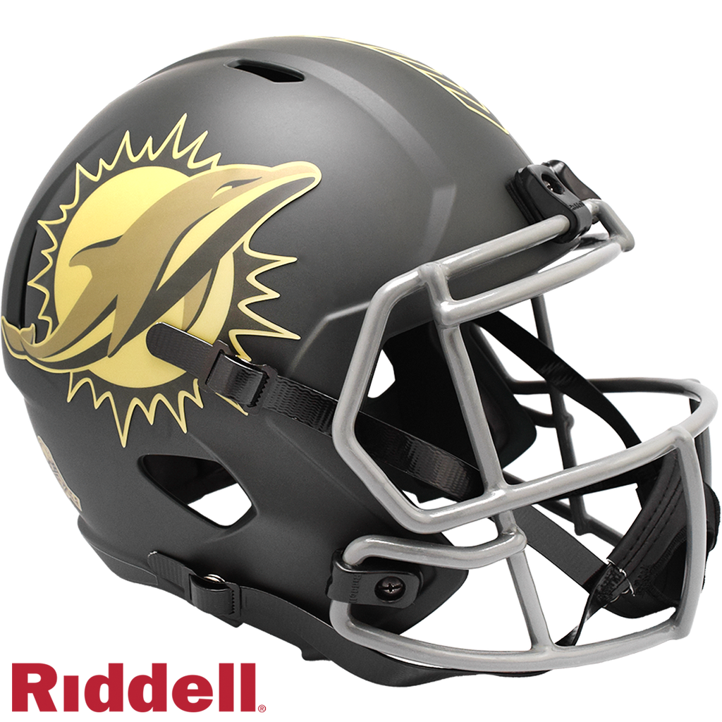Miami Dolphins Helmet Riddell Replica Full Size Speed Style Salute To Service 2025 - 11