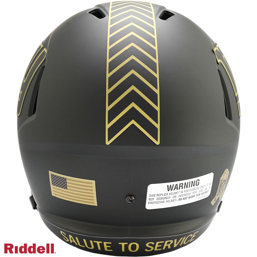 New York Giants Helmet Riddell Replica Full Size Speed Style Salute To Service 2025 - 11