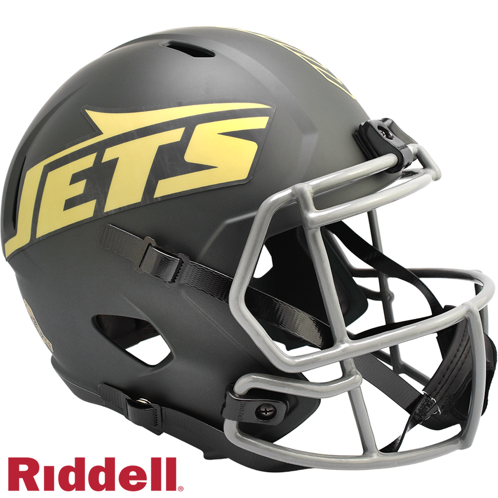 New York Jets Helmet Riddell Replica Full Size Speed Style Salute To Service 2025 - 11