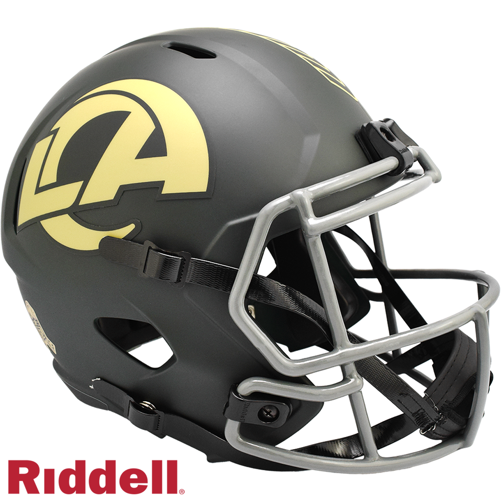 Los Angeles Rams Helmet Riddell Replica Full Size Speed Style Salute To Service 2025 - 11