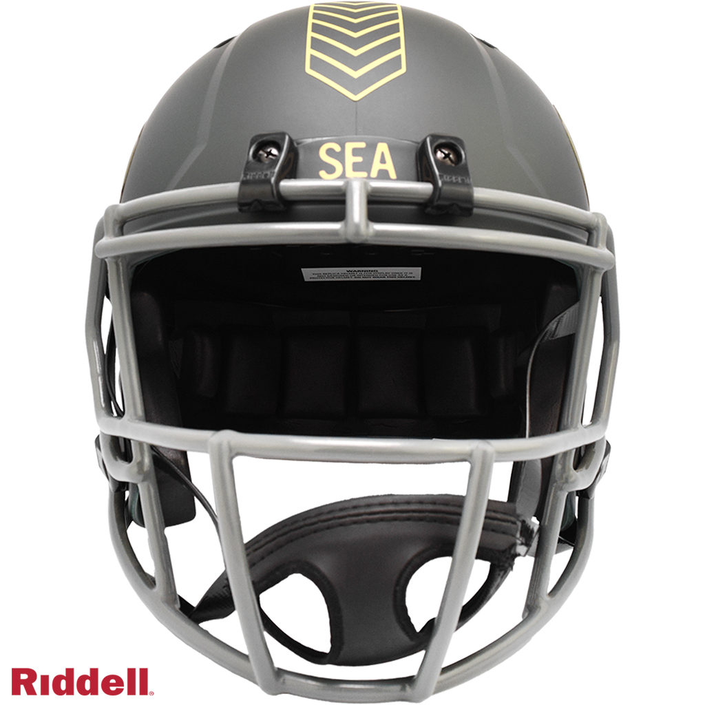 Seattle Seahawks Helmet Riddell Replica Full Size Speed Style Salute To Service 2025 - 11