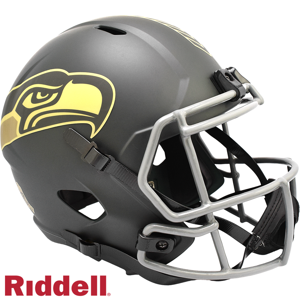 Seattle Seahawks Helmet Riddell Replica Full Size Speed Style Salute To Service 2025 - 11