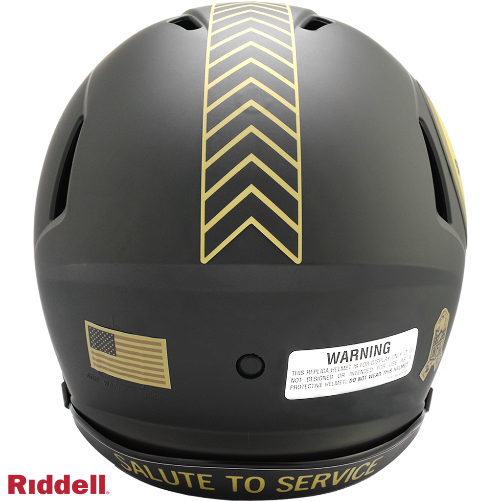 Pittsburgh Steelers Helmet Riddell Replica Full Size Speed Style Salute To Service 2025 - 11