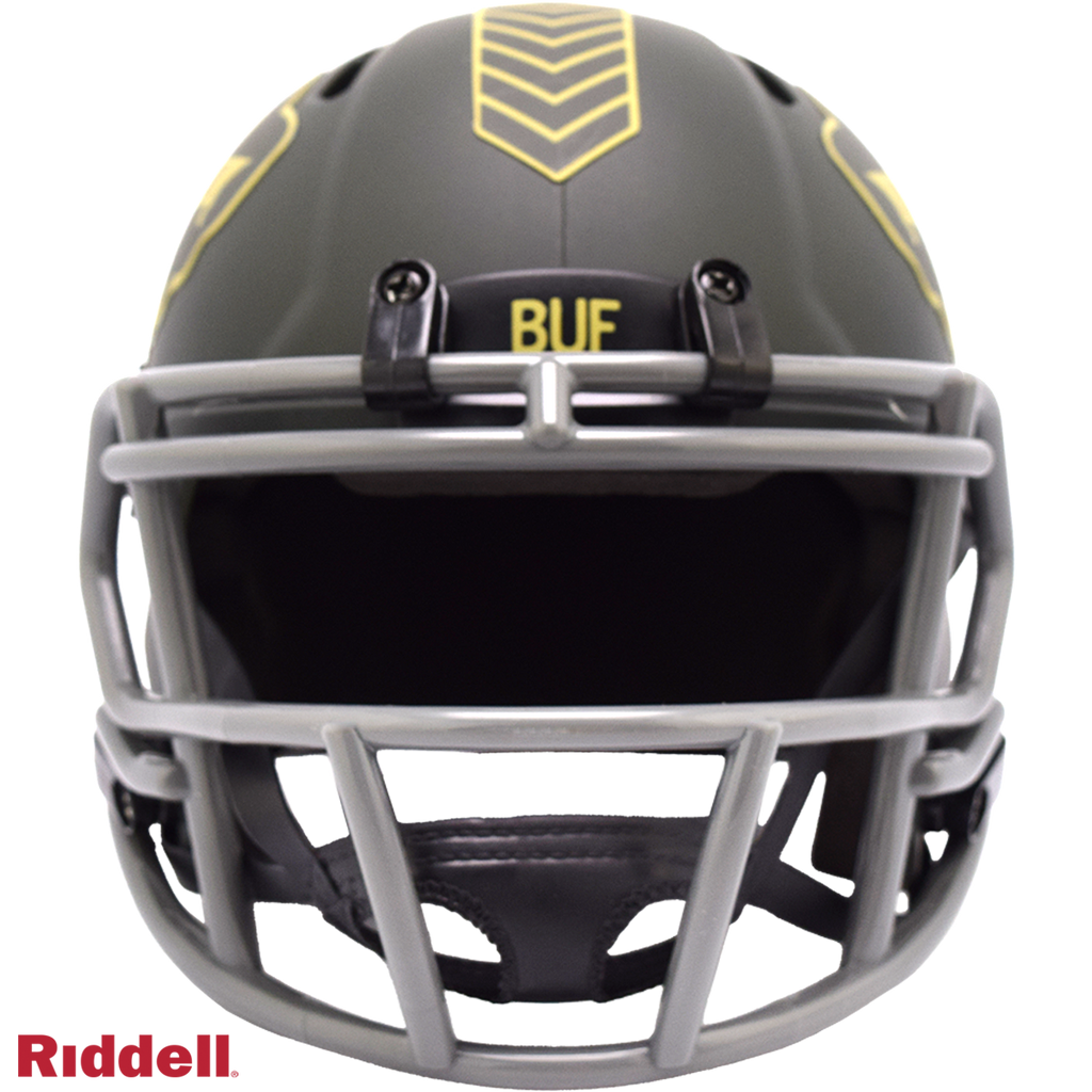 Buffalo Bills Helmet Riddell Replica Mini Speed Style Salute To Service 2025 - 6