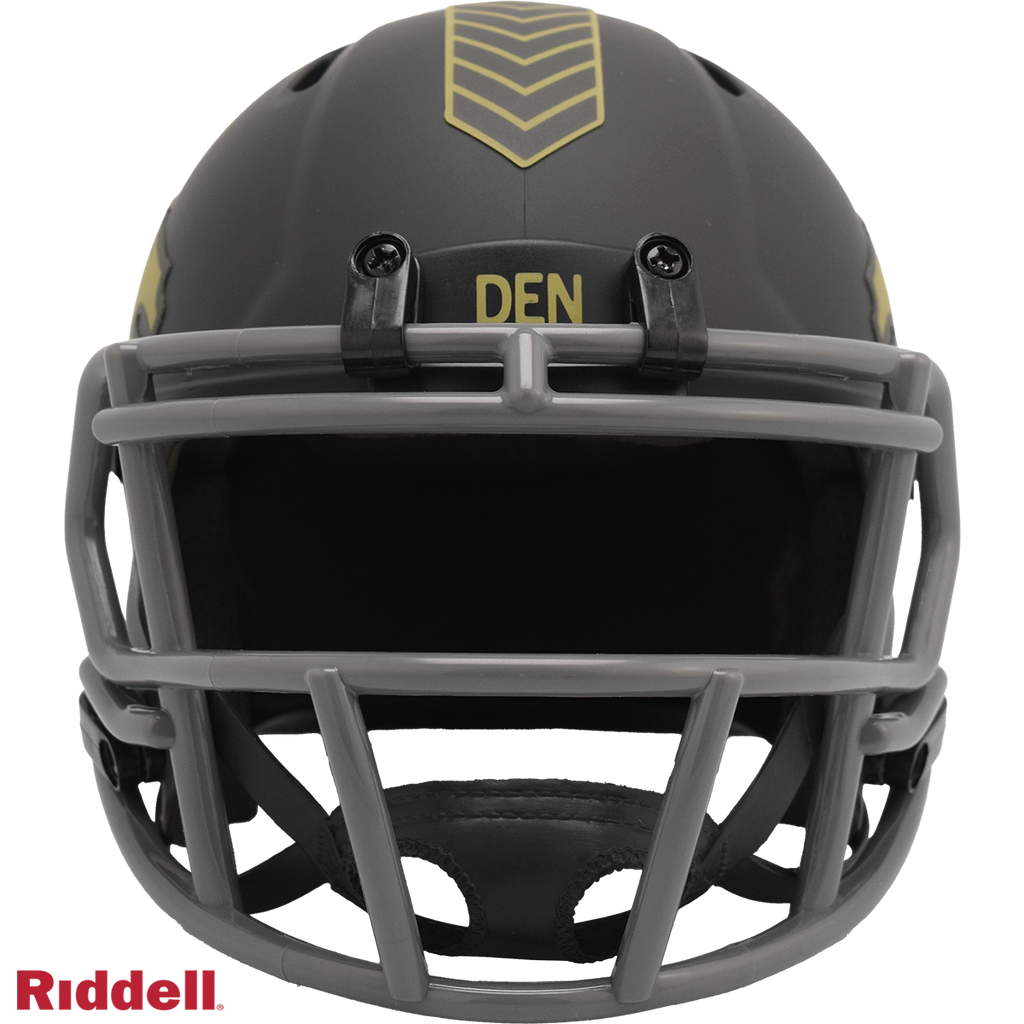 Denver Broncos Helmet Riddell Replica Mini Speed Style Salute To Service 2025 - 6